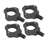 ASHATA Support de Repose-Queue de Canne à Pêche, Tête de Support Magnétique 4 Pièces avec Accessoires d'outil de Pêche à Réglage Automatique pour de Canne à (Black)