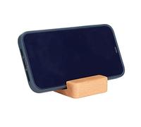 ASHATA Support de Support de Téléphone Portable en Bambou, Support de Téléphone Portable en Bois Portable Universel Convivial pour Bureau, Support de Bureau en Bois pour Smartphone, Support en Bois