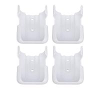 ASHATA Support de Télécommande Mural 4 Pièces, Boîte de Rangement de Contrôleur Peu Encombrant pour Haut-Parleur de Télévision de Climatiseur, avec Vis ou Options de Montage Adhésives