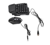 ASHATA Support de Téléphone Réglable, Clavier et Souris de Jeu, sans Expérience de Retard, Charge Rapide, Conception Polyvalente, Matière Plastique ABS