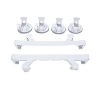 ASHATA Support de Ventoure par Satellite, Abs Abs Kit de Montage de la Fenêtre de Toit Ouvrant avec Toit Ouvrant avec Tasserie Détachable, pour RVS Boats Tamis Toir Toit