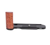 ASHATA Support en Forme de L avec Poignée en Bois pour Caméra FM2, Support en Métal avec Poignée, Prend en Charge Une Installation Rapide sur Trépieds, pour Accessoires FM2 (Black)