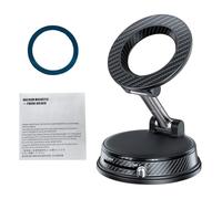 ASHATA Support Magnétique de Téléphone de Voiture de Ventouse de Gel de Nano pour Le Bureau, Support de Téléphone de Silicone D'abs (Black)