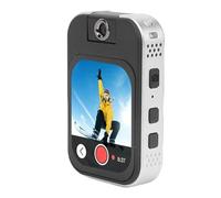 ASHATA sur la Caméra avec Mp3 MP4 Music Player, 180 ° Rotation Lens HD 48MP Sports Camera avec écran Tactile de 2,02 Pouces, 32 Go de Petite Carte Mémoire, Intégrée dans