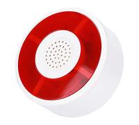 ASHATA Système d'alarme LED, DC 12 V Sirène d'alarme de sécurité avec Lampe Clignotante, sirène extérieure Système d'alarme sonore pour la Maison et Le Bureau