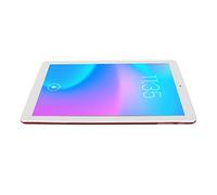 ASHATA Tablette 10,1 Pouces, MT6592 8 Cœurs, 6 Go de 128 Go de ROM, 1960 X 1080 IPS, 2,4 G 5G Double Bande WiFi, Double Caméra 5 MP 13 M, Batterie 8800 MAh, GPS BT, Rouge (Prise