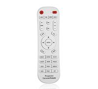 ASHATA Télécommande pour projecteur, Télécommande Universel Blanc pour projecteur