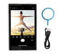 ASHATA Téléphone Vlog Selfie Monitor Screen, Magnetic Back Camera Monitor 3.97in Bluetooth Remote Téléphone, Vue Complète, pour Le Streaming en Direct Vlog, Batterie 1180mAh