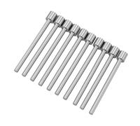 ASHATA Tige Ronde en Acier Blanc, 6x6x50mm, Outil Durable | Haute dureté, forte résistance à l\'usure, usage multiple, surface polie, travail des métaux