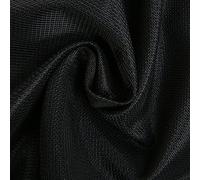 ASHATA Tissu de grille pour haut-parleur 140 x 90,9 cm en maille imperméable et respirant pour haut-parleur stéréo résistant à la poussière et au soleil pour maison/haut-parleur de scène, karaoké (noir)