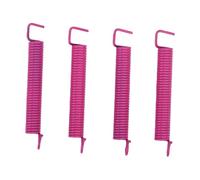 ASHATA Tremolo Bridge - Accessoires 4 Pièces, Ressorts Revêtus de Polymère pour Guitares électriques et Basses, Réduction du Bruit, Acier au Carbone (PINK)
