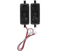 ASHATA TV Haut-Parleur, 2Pcs 4 Ohm 5W TV Box Haut-Parleur Amplificateur de Son Unité de sonorisation pour Lecteur de publicité LCD TV, Convient pour LCD TV Set