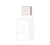 ASHATA USB C à 3,5 Mm Adaptateur de Casque, 32 Bits 384KHz Hifi DAC Type C à Casque Jack Dongle pour S24 S23 S22 S21 pour IOS 16 15 14 13 12 Pro Plus (WHITE)