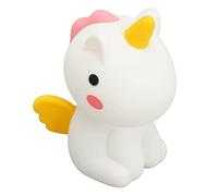 ASHATA Veilleuse pour Enfants, Jolie Veilleuse en Silicone, Capteur Tactile, Lampe de Chevet LED Rechargeable pour Chambre D'enfant, Changement de Couleur, pour Changer les Couches,