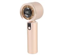 ASHATA Ventilateur à Main Portable à Faible Bruit, Fonction D'éclairage Réglable pour les Voyages à la Plage, Petit Ventilateur de Poche