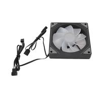 ASHATA Ventilateur DE Boîtier, 5V 3 Broches 54.6cfm d'air 29dba Niveaux DE Bruit Argb 12VDC 9 BLADES CASE DE COLAGE FAN 120 Mm pour le Refroidisseur CPU (#2)