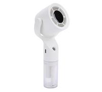 ASHATA Ventilateur de Brumisation Portable, Rechargeable par USB, avec Réservoir D'eau, pour le Camping, le Maquillage, les Activités de Plein Air