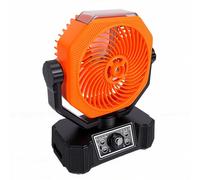 ASHATA Ventilateur de Brumisation Solaire avec Lumière LED, Portable, Faible Bruit, Expérience Confortable pour les Voyages, 1 unité