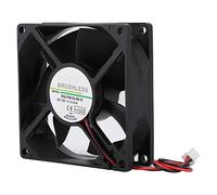 ASHATA Ventilateur de Refroidissement à Grand Volume d'air DC12 V 0,51 A 8 Cm 2 Broches, Dissipation Thermique Puissante, Ventilateur Silencieux pour Boîtier d'ordinateur pour Châssis, Dissipateur