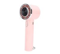 ASHATA Ventilateur de Refroidissement à Semi-conducteur Portable, 5 Vitesses, Rechargeable par USB, pour les Voyages en Plein Air (PINK)