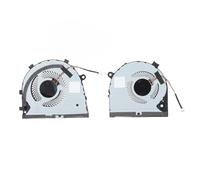 ASHATA Ventilateur de Refroidissement CPU GPU de Remplacement pour G3 3579 G3 3779 G5 5587, 2 Pièces Ventilateur de Refroidissement CPU GPU pour Ordinateur Portable, Ventilateur de