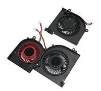 ASHATA Ventilateur de Refroidissement CPU GPU pour MSI Gs65 MS 16Q2 pour 16q2 CPU CW pour 16q2 GPU CW, Remplacement du Ventilateur de Refroidissement GPU pour Ordinateur Portable,(Processeur+GPU)