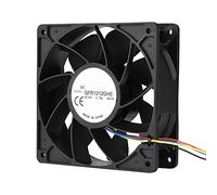 ASHATA Ventilateur de Refroidissement générique 120x38mm, connecteur à 4 Broches DC 12V 2.7A 6000RPM Ventilateur de Refroidissement pour Antminer S7 S9