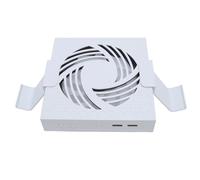 ASHATA Ventilateur de Refroidissement pour Série X, Système de Refroidissement par Ventilateur Supérieur Réglable Automatiquement, Filtre Anti-poussière pour Console de Jeu avec Lumière RVB, 2 Ports