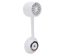 ASHATA Ventilateur de Table Compact avec Conception à Angle Flexible et Veilleuse pour le Maquillage du Visage en Voyage (WHITE)
