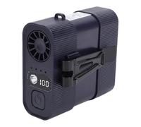 ASHATA Ventilateur de Taille Personnel Polyvalent, Vitesses Réglables, Léger et Rechargeable pour les Travaux Agricoles, les Chantiers, Câble USB Inclus