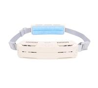 ASHATA Ventilateur de Taille Portable Rechargeable, 5006mAh USB Rechargeable Belt Refroiding Fan de Refroidissement pour les Sports de Travail en Plein Air Peut être porté sur la Taille (WHITE)