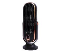 ASHATA Ventilateur tour portable avec 5 vitesses, batterie intégrée de 1000 mAh et chargement USB de type C, pour chambre à coucher, salon, bureau (noir)