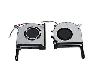 ASHATA Ventilateurs de Refroidissement CPU GPU de Remplacement pour TUF FX505ge, FX505gm, FX505dt, FX705, Ensemble de Deux Ventilateurs pour Ordinateur Portable avec Câble d'alimentation