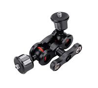 ASHATA Viper Magic Arm, Multi-Function Dual Ball Head Hot Shoe Magic Arm Mount Adapter Camera Accessory, Monitor Vlogger Mount for LCD Monitor/DV Monitor/LED Lights Recorders Audio, DSLR