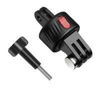 ASHATA Vis d'action D'adaptateur de Livraison Rapide Magnétique avec Base de Base Magnétique 1/4 pour la Commutation Rapide des Appareils pour Les Caméras d'action Abdominale/Noire [Amateurs de (#3)