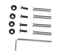 ASHATA Vis de Ventilateur de Boîtier D'ordinateur, Kit de Vis de Ventilateur CPU en Acier Inoxydable pour le Refroidissement du PC, adapté aux Joueurs et aux Professionnels (BLACK)