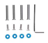 ASHATA Vis de Ventilateur de Refroidissement du Boîtier PC, 4 PCS Vis de Montage de Ventilateur de Refroidissement de L'ordinateur, Vis de Montage de Boîtier PC pour Ventilateurs de 25