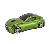 ASHATA Voitures sans WIRESS 2,4 GHz, Car - Décoration de Bureau de Souris sans Fil de Voiture pour Le Bureau PC (Green)