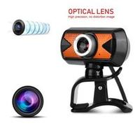 ASHATA Webcam Camera HD, USB 2.0 Web Cam PC avec Digital Microphone External 16M Pixels 360 ° Support Rotatif pour PC, Compatible avec Windows 2000 /