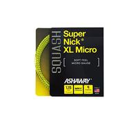 Ashaway SuperNick XL Micro Squash String Set - Yellow - 18/1.15mm by Ashaway
