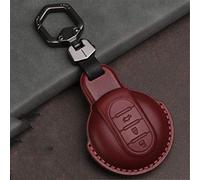 ASHDelk Housse de clé de Voiture en Cuir , pour BMW Mini Cooper S One JCW F54 F55 F56 F57 F60 Clubman Countryman Accessoires Porte-clés