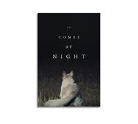 ASHDRUWQHR Impression sur toile « It Comes at Night » - Impression d'art mural esthétique - Peinture moderne pour salon - 60 x 90 cm - Style sans cadre
