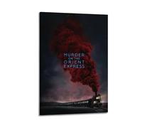 ASHDRUWQHR Impression sur toile « Murder on The Orient Express » - Impression sur toile - Impression d'art moderne pour salon - 30 x 45 cm - Style cadre