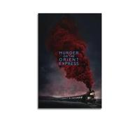 ASHDRUWQHR Impression sur toile « Murder on The Orient Express » - Impression sur toile - Impression d'art moderne pour salon - 60 x 90 cm - Style sans cadre