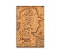 ASHDRUWQHR Indiana Jones & The Dial Of Destiny 4 Poster sur toile Impression artistique moderne pour salon 60 x 90 cm Sans cadre