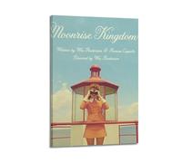 ASHDRUWQHR Moonrise Kingdom Poster sur toile - Impression artistique moderne pour salon - 50 x 75 cm - Style cadre