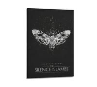 ASHDRUWQHR Poster The Silence of The Lambs1 - Impression sur toile - Impression d'art moderne pour salon - 30 x 45 cm - Style cadre