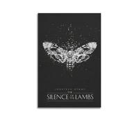 ASHDRUWQHR Poster The Silence of The Lambs1 - Impression sur toile - Impression d'art moderne pour salon - 60 x 90 cm - Style sans cadre