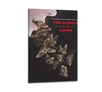 ASHDRUWQHR Poster The Silence of The Lambs2 - Impression sur toile - Impression d'art moderne pour salon - 50 x 75 cm - Style cadre