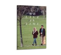 ASHDRUWQHR Poster « WE LIVE IN TIME 2 » - Impression sur toile - Impression d'art moderne pour salon - 60 x 90 cm - Style cadre